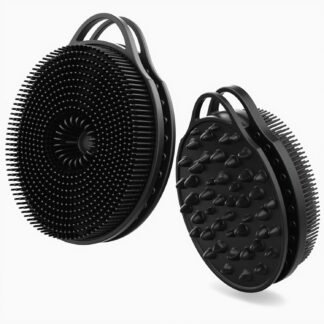 2 in 1 Silicone Body Scrubber, Anti Cellulite Massage Scrubber, Exfoliating Shower Brush for Men & Women, Removes Dead Skin, Reduces Cellulite, Improves Circulation, Fast Dry,...