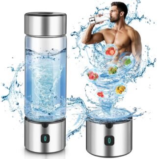 2025 New Hydrogen Water Bottle,Upgraded 16'OZ SPE/PEM 4.0 Tech, 3-Min 2500PPB+ Hydrogen Water Bottle Generator,Rechargeable Hydrogen Water Machine,Portable for...