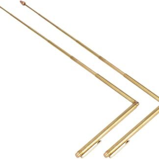 2PCS Copper Dowsing Rods, Retractable Divining Rods 99.9% Copper Dowsing Rods, 2PCS Divining Rods, For Divining Water, Treasure, Buried Items, Veins, Water, People