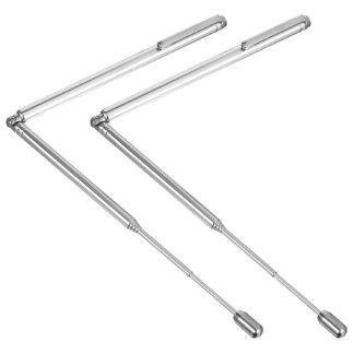 2Pcs Dowsing Rods Retractable Stainless Steel Divining Rods for Ghost Hunting Water Gold Energy Detection Paranormal Investigation - lunas-mystic-emporium.com 2Pcs Dowsing Rods, Retractable Stainless Steel Divining Rods for Ghost Hunting Water Gold Energy Detection Paranormal Investigation