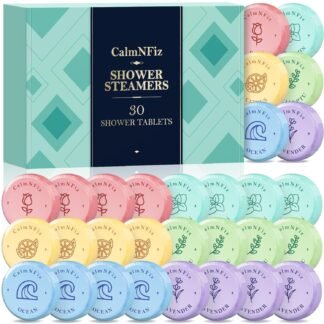 30 Pack Shower Steamers for Women Present Set, Shower Bath Bombs with 6 Scents, Self-Care Items for Wife As Valentine's Day and Mothers Day Present Idea, Birthday Present...
