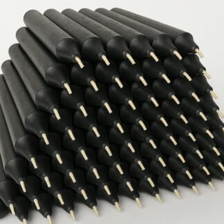 36 Pack Spiritual Ritual Candles - 6 Inch Velas Unscented Candles for Cleansing, Protection, Meditation & Spell Work - Multiple Colors Available (Black)