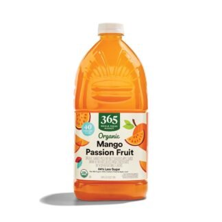 365 by Whole Foods Market, Organic Mango Passionfruit Juice, Reduced Sugar, 64 Fl Oz