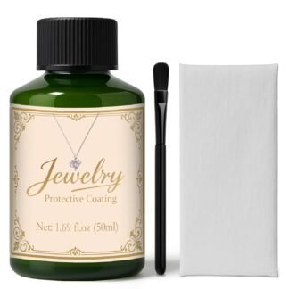 50ml Jewelry Protective Coating, Jewelry Sealant Tarnish Protection Maintain Brilliant Luster, Against Wear & Oxidation, Suitable for Metals, Gemstones