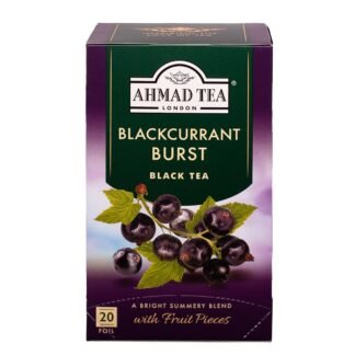Ahmad Tea Blackcurrant Burst, 20 Count (Pack of 6)