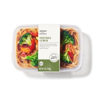 Amazon Kitchen, Vegetable Lo Mein, Vegan, Single Serve Meal, 12 Oz