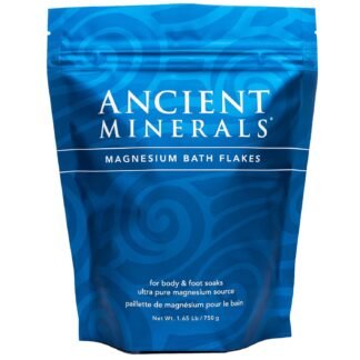 Ancient Minerals Magnesium Bath Flakes of Pure Genuine Zechstein Chloride - Resealable Magnesium Supplement Bag That Will Outperform Leading Epsom Salts 1.65 lbs