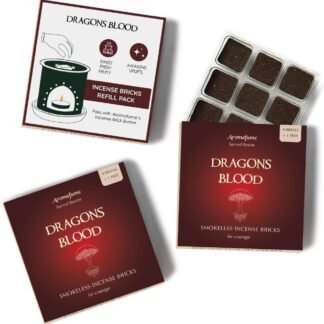 Aromafume Dragons Blood Incense Bricks (3 Trays x 9 Pieces Each) | Ideal for Positive Vibe Generation, clearing Negative Energy, Purification, Relaxation, Healing & Rituals |...