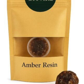 Aromatic Amber Resin | White Brown Fossilized Amber Solid Incense Resin for Meditation Relaxation | 10g - lunas-mystic-emporium.com Aromatic Amber Resin | White & Brown Fossilized Amber Solid Incense Resin for Meditation & Relaxation | 10g