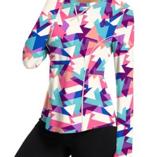 Avoogue Women UPF 50+ UV Shirts Long Sleeve with Thumb Holes Workout Sun Shirt Quick Dry Athletic Hiking Running Tops