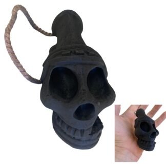 Aztec Death Whistle – Ancient Mayan Inspired Wind Instrument for Ritual, Meditation, Halloween & Unique Gifts