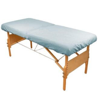 Body Linen Comfort Deluxe Flannel Massage Table Fitted Sheet. Premium Quality 100% Cotton Therapy Table Sheets. Elastic All Around for a Great Fit on your Massage Bed - Color:...