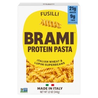 Brami Fusilli Italian Protein Pasta Low Carb High Fiber Non-GMO Keto Made in Italy Semolina Pasta Fortified with Healthy Lupini Beans 12oz - lunas-mystic-emporium.com Brami Fusilli Italian Protein Pasta, Low Carb, High Fiber, Non-GMO, Keto, Made in Italy, Semolina Pasta, Fortified with Healthy Lupini Beans, 12oz