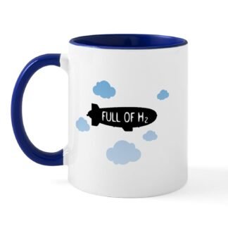CafePress Hydrogen Blimp & Clouds Mug 11 oz (325 ml) Ceramic Coffee Mug