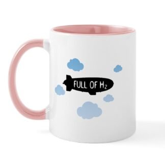 CafePress Hydrogen Blimp & Clouds Mug 11 oz (325 ml) Ceramic Coffee Mug