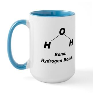 CafePress Hydrogen Bond Large Mug 15 oz (444 ml) Ceramic Coffee Mug