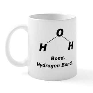 CafePress Hydrogen Bond Mug 11 oz (325 ml) Ceramic Coffee Mug