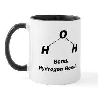 CafePress Hydrogen Bond Mug 11 oz (325 ml) Ceramic Coffee Mug