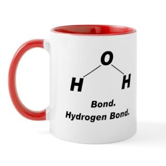 CafePress Hydrogen Bond Mug 11 oz (325 ml) Ceramic Coffee Mug