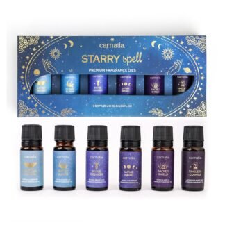 Carnatia Starry Spell Fragrance Oil Set – 6 Magical & Calming Aromatherapy Blends for Stress Relief, Relaxation & Emotional Wellness | Mystical Fragrance Oils for Diffusers,...