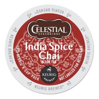 Celestial Seasonings India Spice Chai, K-Cup Portion Pack for Keurig K-Cup Brewers, 24-Count