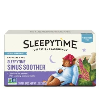 Celestial Seasonings Sleepytime Tea - Wellness Sinus Soother, Caffeine Free - 20 Tea Bags Box