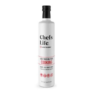 Chefs Life Cooking Oil - Gourmet Oil for Cooking, Blend of Olive Oil, Avocado Oil, Sunflower Oil & Grapeseed Oil, Non GMO - 16.9 Fl Oz (1 Bottle)