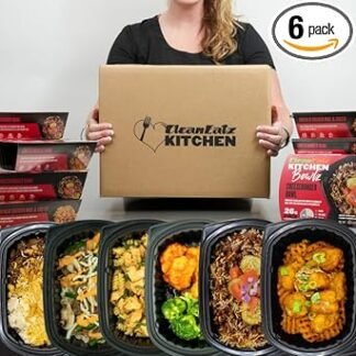 Clean Eatz Hall of Fame Meal Plan Kit, Prepared Frozen Meals, Portion & Calorie-Controlled Entree Pack, Low Calorie, Nutrients Dense, Pack of 6 Prepared Meals, Single Serving,...