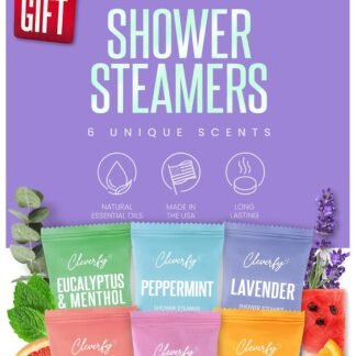 Cleverfy Shower Steamers Aromatherapy – Stocking Stuffers for Women, Teens and Wife – Christmas Gifts for Women and Teen Girls – White Elephant Gifts for Adults – 6 Tablets