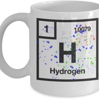 Coffee Mug Chemistry - Hydrogen - Gift for Chemist- 11 oz Ceramic Cup