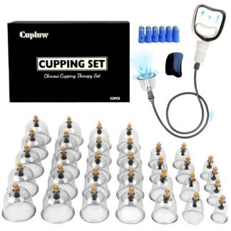 Cupping Kit for Massage Therapy - 32 Cups Professional Chinese Cupping Set with Magnetics Vacuum Cupping Therapy Set for Cellulite Reduction Muscle Pain Relief with Manual Pump - lunas-mystic-emporium.com Cupping Kit for Massage Therapy - 32 Cups Professional Chinese Cupping Set with Magnetics, Vacuum Cupping Therapy Set for Cellulite Reduction Muscle Pain Relief with Manual Pump