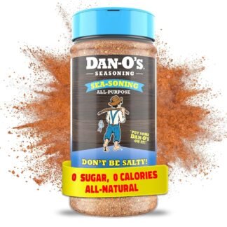 Dan-O's SEA-soning Seasoning, 8.9 oz Bottle, All-Purpose Seasoning for Fish, Shrimp, Seafood, Chicken and More, Sugar Free, Zero Calorie, Use this Spice Blend to Compliment any...