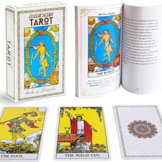 Dionysus Classic Tarot Cards Deck with Guide Book, Timeless Symbols from Beginners to Experts