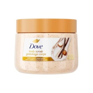 Dove Vanilla Sugar Shea Butter Body Scrub Exfoliates and Deeply Nourishes for Smooth Radiant Skin 15 oz - lunas-mystic-emporium.com Dove Vanilla Sugar & Shea Butter Body Scrub Exfoliates and Deeply Nourishes for Smooth, Radiant Skin 15 oz