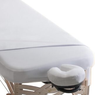 Earthlite Premium Microfiber Massage Sheet Set - Silky, Wrinkle Resistant, Quick Drying, 3piece Set (Fitted, Top, Face Pillow Cover)