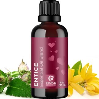 Entice Essential Oil Blend for Diffuser - Passionate Blend of Aromatherapy Oils for Couples with Lavender Palmarosa Clary Sage and Ylang-Ylang Essential Oil - Ignite The Romance...