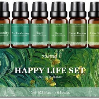 Essential Oils Blends Set for Diffusers for Home, Aromatherapy Diffuser Oil Scents - Calming, Sweet Dreams, Immunity, Relax, Mood, Fresh Air, Fragrance Oils for Diffusers,...