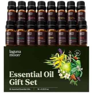 Essential Oils Set - 16 Pcs Premium Grade Home Essentials Oils - for Diffusers, Fragrance, Scents for Candle Making - Natural Aromatherapy Oils for Cars & Home Products, Room...