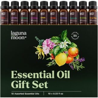 Essential Oils Set - Top 10 Gift Set Blends for Fragrance, Diffusers, Humidifiers, Aromatherapy, Cars & Home Products, Room Sprays, Candle Making, Yoga - Fragrance Oils for...