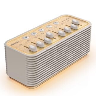 EZVALO White Noise Sleep Sound Machine, 255+ Mixer Options with Portable Speaker, Night Light, Sleep Timer, Breath Therapy, White Noise Machine for Adults Sleeping Meditation...