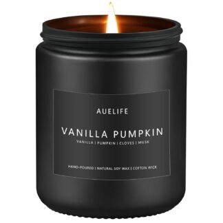 Fall Candle | Vanilla Pumpkin Candle - Scented Candles for Autumn, Fall Aromatherapy Gifts - 7 OZ