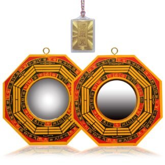 Feng Shui Concave Bulge Bagua Mirror 4 Inch Bagua Mirror Set of 2 One Concave Mirror for Protection Against Passive Negative Energy One Convex Mirror for Protection Against - lunas-mystic-emporium.com Feng Shui Concave Bulge Bagua Mirror 4 Inch Bagua Mirror Set of 2 ,One Concave Mirror for Protection Against Passive Negative Energy & One Convex Mirror for Protection Against...
