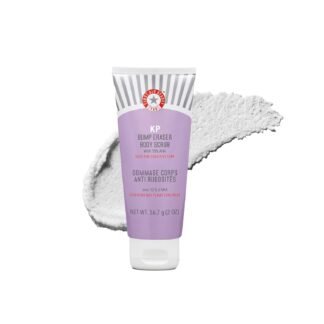 First Aid Beauty - KP Bump Eraser Body Scrub with 10% AHA, Keratosis Pilaris Skin Exfoliator with Glycolic and Lactic acids, Helps Reduce Chicken Bumps, Safe for Sensitive Skin,...