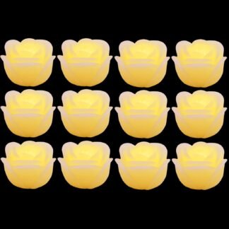 Flameless LED Floating Candles - 25 Wax Rose with Flickering LED Battery Works 100+ Hours Waterproof Tealights for Cyliner Vases Centerpieces at Weddings Party Pool - lunas-mystic-emporium.com Flameless LED Floating Candles - 2.5" Wax Rose with Flickering LED Battery Works 100+ Hours Waterproof Tealights for Cyliner Vases, Centerpieces at Weddings, Party, Pool,...