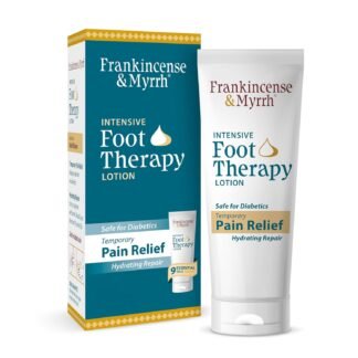 Frankincense and Myrrh Foot Pain Relief Cream - Intensive Foot Therapy Lotion - Diabetic Nerve Pain Relief Cream | Restless Leg Syndrome | Frankincense Essential Oil, 3 Ounce...