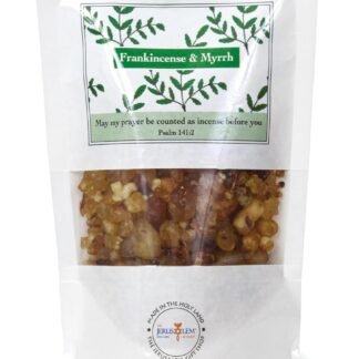 Frankincense and Myrrh Holy Incense from Jerusalem in a Gift Pack - Sacred Jerusalem Resin Timeless Aromatic Treasures for Spiritual Awakening, A Church Incense