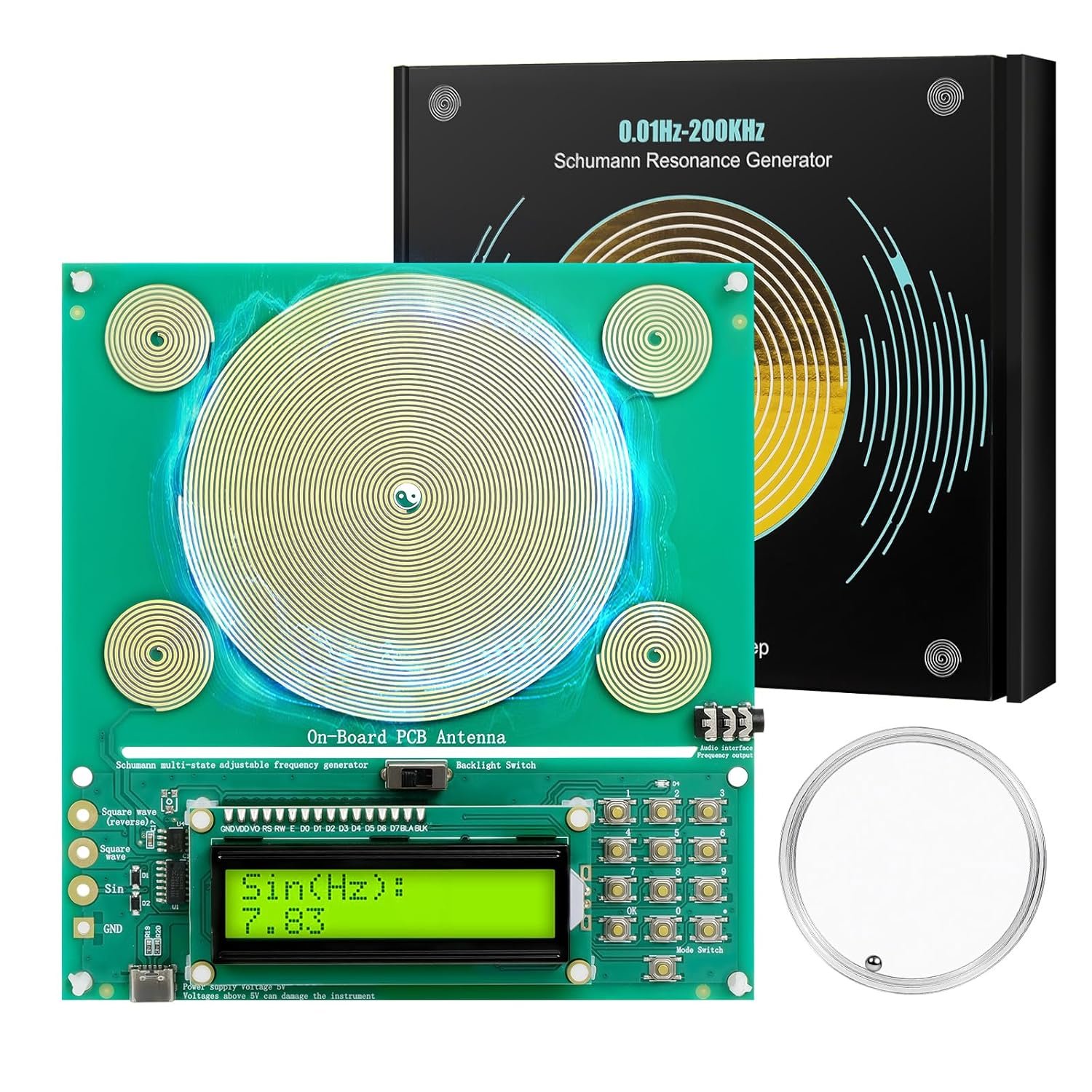 Frequency Generator for Healing | Adjustable Schumann Resonance Generator – 7.83Hz Natural Frequency Device for Deep Sleep, Meditation, Yoga | USB Type-C Powered | 0.01Hz–200KHz... - lunas-mystic-emporium.com Frequency Generator for Healing | Adjustable Schumann Resonance Generator – 7.83Hz Natural Frequency Device for Deep Sleep, Meditation, Yoga | USB Type-C Powered | 0.01Hz–200KHz...