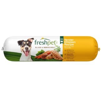 Freshpet Fresh Dog Food, Slice & Serve Roll, Tender Chicken Recipe, 6 lb.