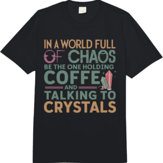 Funny Crystal Healing Crystals and Stones Meditation Yoga Comfort Colors Adult Heavyweight T-Shirt