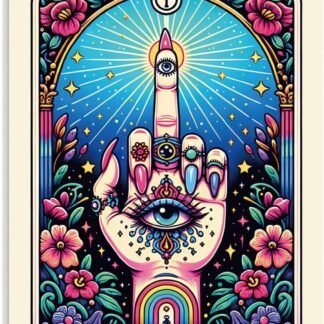 Funny Tarot Card Wall Art Decor Rustic Hanging Sign, Sarcastic Wiccan Witch Stuff Witchcraft Supplies, Farmhouse Wall Hanging Decor, Decorative Wooden Sign for Home Office...